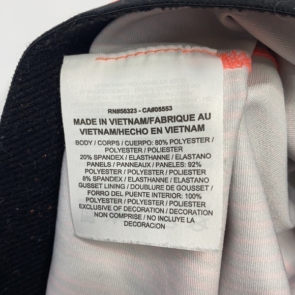 Nike Pro-Dri-Fit Multicolor Elastic Waist Athletic Pull On Capri - Picture 12 of 13